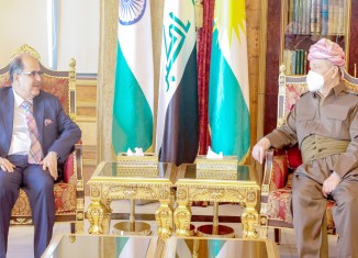 سەرۆك بارزانی: دۆستایەتیا د ناڤبەرا گەلێ كوردستانێ و گەلێ هندستانێ دا یا دیرۆكی و دێرینە