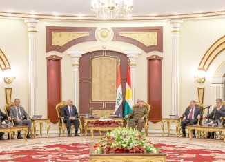 سەرۆك بارزانی بۆ دیپلۆماتكار و نوونەرێن وەلاتێن بیانی ل ئیراقێ و هەرێما كوردستانێ: سەرەدانا محەمەد شیاع سۆدانی بۆ هەرێمێ دەلیڤەیەكا باش بوو بۆ نەهێلانا ناكۆكیان