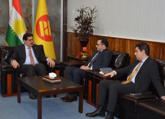 فازل میرانی پێشوازیێ ل قونسولێ توركیا ل هەولێرێ دكەت