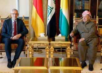 سەرۆك بارزانی: گەل و حوكمەتا ئەلمانیا ل قۆناغێن جودا جودا پشتەڤانێن گەلێ كوردستانێ بوون