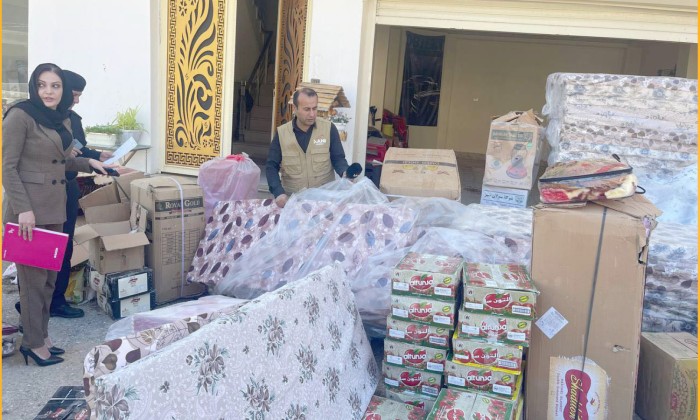 ناڤەندا خانی هاریكاری گەهاندینە هزار و 200 خێزانان