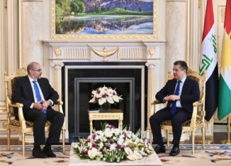 مەسرور بارزانی پێشوازی ل شاندەكێ ئەمریكی كر