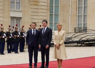 نێچیرڤان بارزانی ل گەل سەركردەیێن وەلاتێن جیهانێ پشكداری د رێوڕەسمێن دەستپێكرنا ئۆلمپیادێن پاریس دا كر