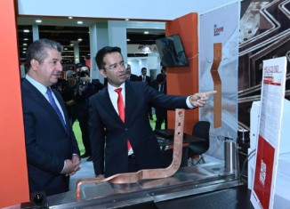 سەرۆكێ حوكمەتا هەرێمێ پیشانگەها نێڤدەولەتییا ئاڤادانكرنێ یا ئیراقی ڤەكر