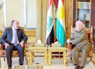 سەرۆك بارزانی پێشوازی ل ئەمینێ بەغدایێ كر