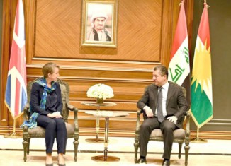 مەسرور بارزانی: بریتانیا هەڤپشكەكا گرنگ یا كوردستانێ یە