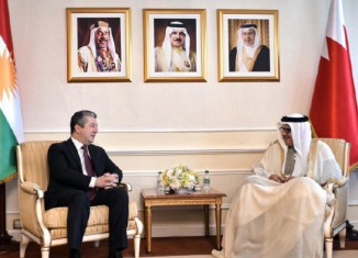 مەسرور بارزانی و وەزیرێ دەرڤەیێ بەحرەینێ پێشڤەبرنا پەیوەندییان د وارێن جۆرا و جۆر دا گەنگەشەكر