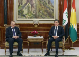 سەرۆكێ هەرێمێ و نوونەرێ پۆتینی پەیوەندیێن رووسیا و هەرێما كوردستانێ گەنگەشەكرن