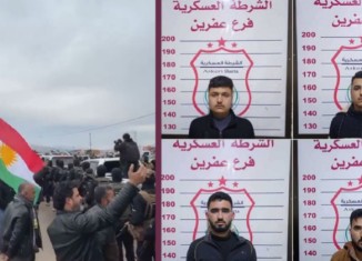 ژ بەر ئالایێ کوردستانێ چار گەنج ل عەفرینێ هاتنە دەستەسەرکرن