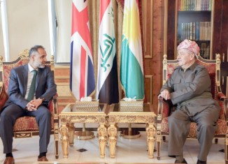 سەرۆك بارزانی و بالیۆزێ بریتانیا دوپاتیێ ل پێشڤەبرنا پەیوەندییان دكەن