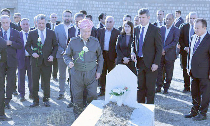 سەرۆك بارزانی و مەسرور بارزانی سەرەدانا كەلها نزاركێ كر