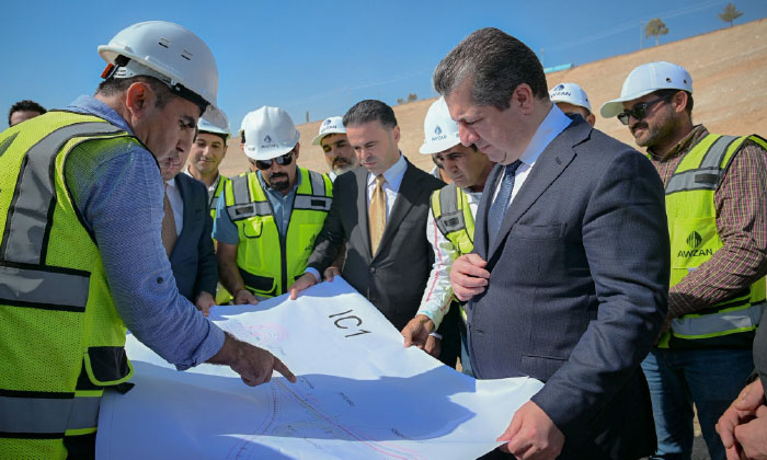 سەرۆكێ حوكمەتا هەرێمێ سەرەدانا پڕۆژەیێن دوسایدی یێن