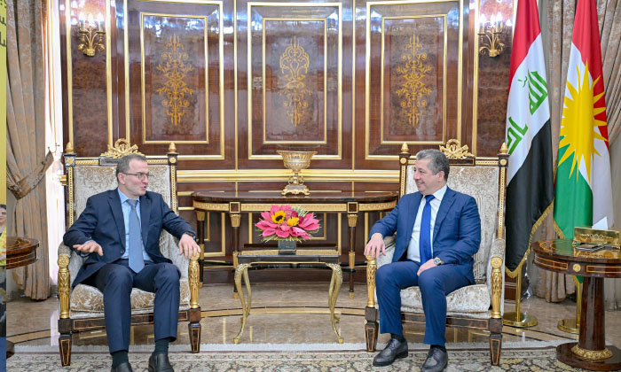 مەسرور بارزانی و بالیۆزێ رووسیا هەلبژارتنێن ئیراقێ گەنگەشكرن