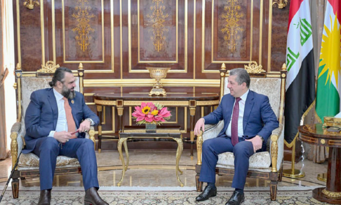 مەسرور بارزانی و شێخ نەهرۆ محەمەد كەسنەزانی دوپاتیێ ل گرنگییا داكۆكیكرنێ ژ مافێن دەستووری یێن خەلكێ كوردستانێ دكەن