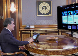 ب ڕێیا ئۆنلاینێ نێچیرڤان بارزانی دەنگێ خۆ دایە پشتەڤانێن زاخۆ