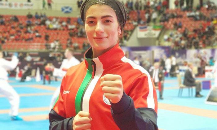 كچەكا كوردستانی میدالییا زێڕی