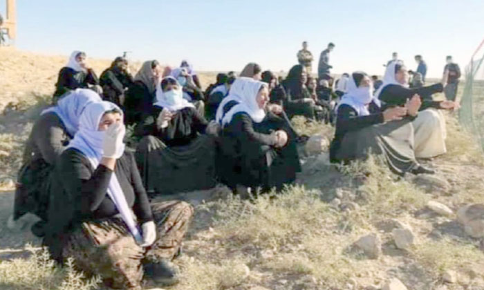 ل شنگالێ دەست ب ڤەكرنا گۆڕەكێ ب كۆم هاتە كرن