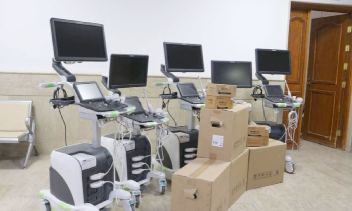 پێنج ئامیرێن سۆنەرێ بۆ نەخۆشخانەیا ئازادی هاتنە دابینكرن