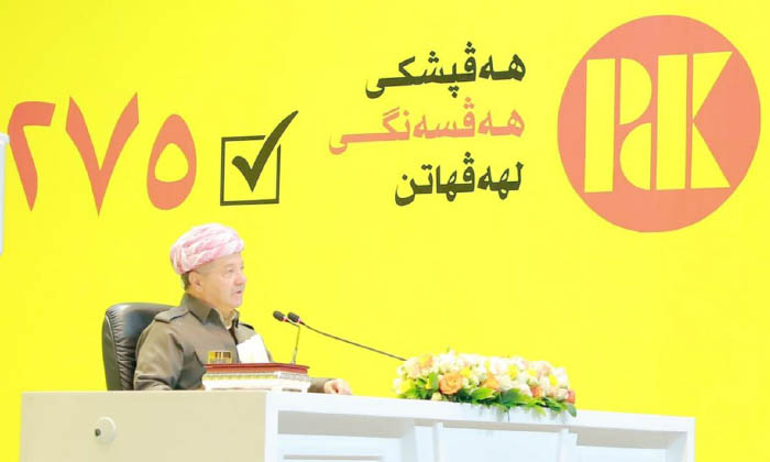 پەیاما سەرۆك بارزانی كاریگەری ل سەر بانگەشەیا هەلبژارتنان هەبوویە