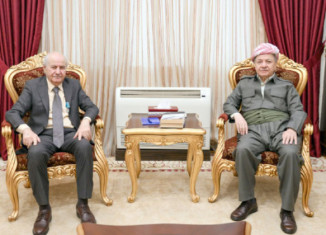 سەرۆك بارزانی پێشوازی ل د. رەشاد میران كر