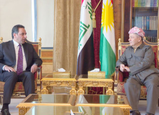 سەرۆك بارزانی و ئەمیندارێ گشتیێ هەڤپەیمانییا تەشریع رەوشا ئیراقێ گەنگەشەكر