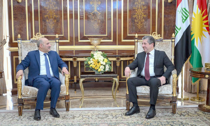 مەسرور بارزانی و ئەحمەد ئەلجەربا دوپاتی ل گرنگییا پاراستنا مافێن گەلێ كورد و پێكهاتەیێن سووریێ كر