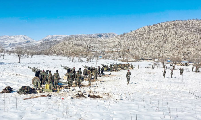 فەرماندەییا هێزێن پشتەڤانیا ئێك رەمیا سالانە ئەنجام دا