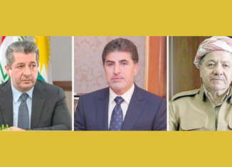سەرۆك بارزانی و سەرۆكێ هەرێمێ و سەرۆكێ حوكمەتا هەرێمێ پیرۆزباهی ل سەرۆك وەزیرێن نوو یێ ئیراقێ كر