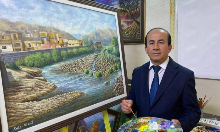 من پلا ئێکێ د بەریکانەکا هونەری دا ب دەستخوەڤە ئینا