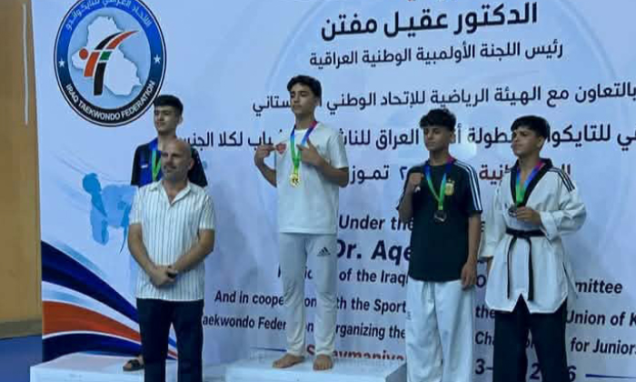 محەمەد جبرائیل زێدەباری دەستڤەئینانا نەهـ میدالییان