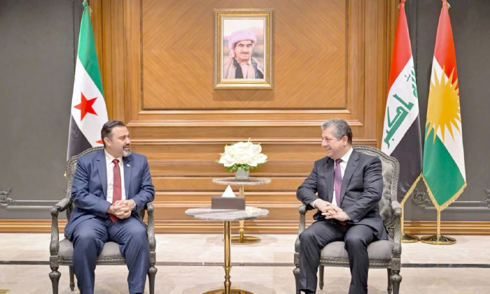 مەسرور بارزانی و وەزیرێ پەروەردەیێ یێ سووریێ دوپاتیێ