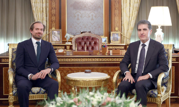 نێچیرڤان بارزانی و قونسلێ بەریتانیا دوپاتیێ