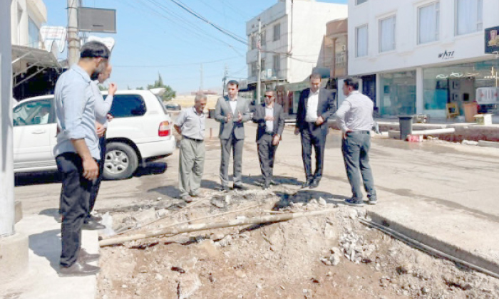 پڕۆژەیێ چێكرنا جادەیێن تاخێ 11 ئیلۆنێ ل ئاكرێ دهێتە بجهئینان