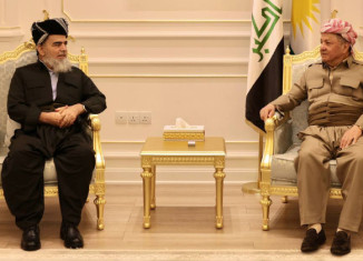 سەرۆك بارزانی پێشوازی ل سەرۆكێ كۆمەلا دادگەرییا كوردستانێ كر
