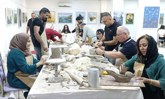 خولەكا سیرامیكی بۆ 24 مامۆستایان هاتە ڤەكرن