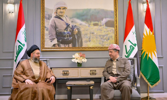 مەسرور بارزانی و عەمار حەكیم